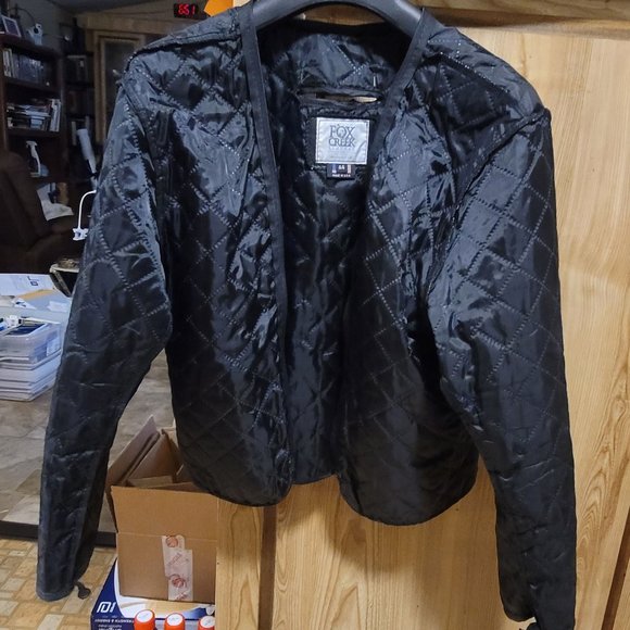 Men's Fox Creek Leather Motorcycle Jacket - Picture 9 of 16